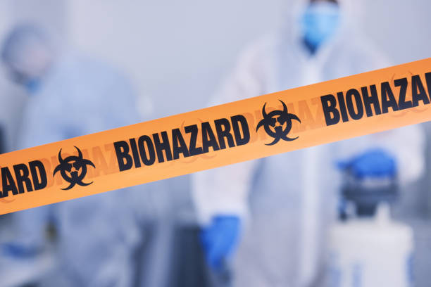 Professional Biohazard Cleanup technician working in Hartsfield, GA